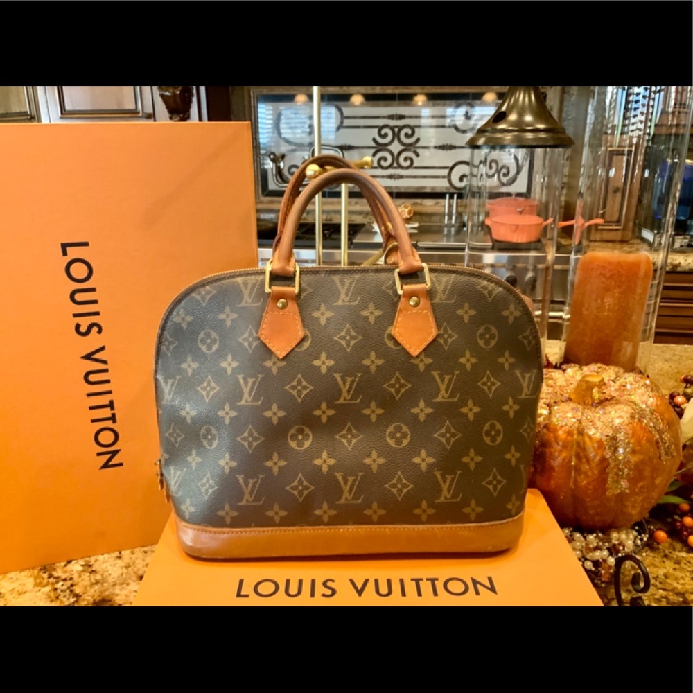 LOUIS VUITTON ALMA PM HANDBAG MONOGRAM CANVAS